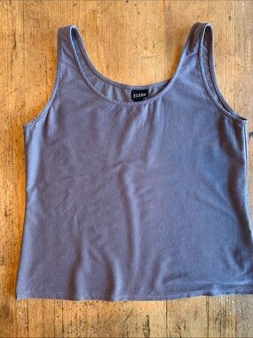 Eileen Fisher Slate Lavender Scoop Neck Tank